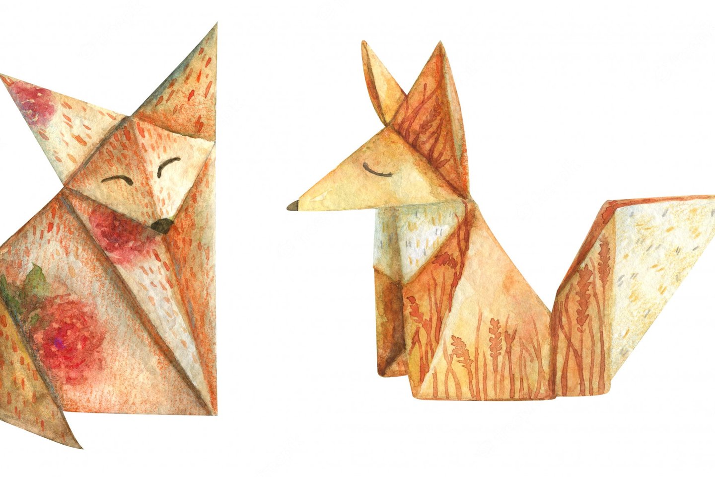 tatuaż origami