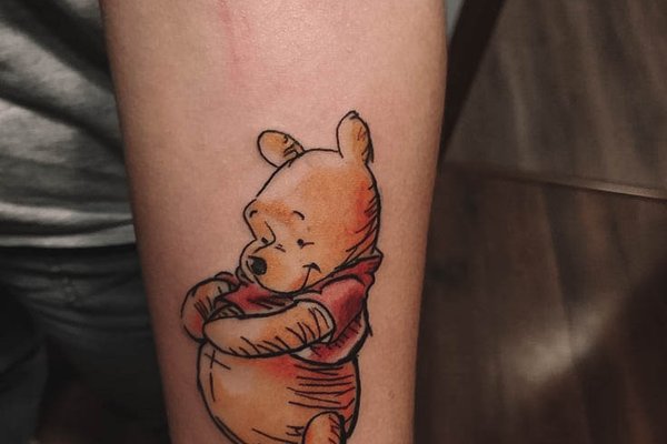 tatuaż Kubuś Puchatek znaczenie wzór