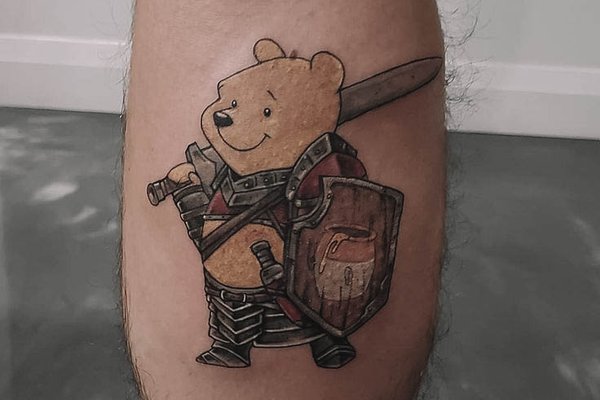 tatuaż Kubuś Puchatek znaczenie wzór