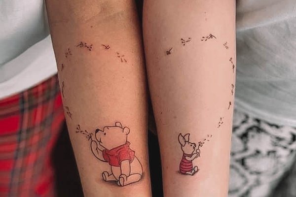 tatuaż Kubuś Puchatek znaczenie wzór