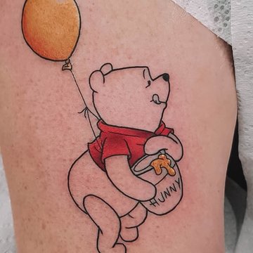 tatuaż Kubuś Puchatek znaczenie wzór