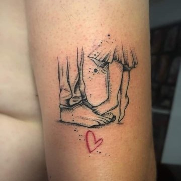 Tatuaż Tata i Córka