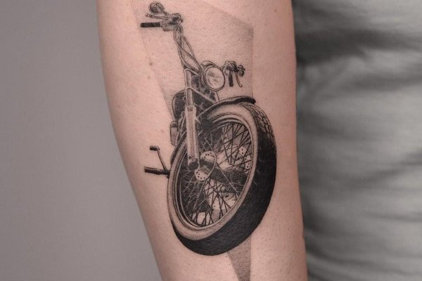 Tatuaże Motocyklowe 3D